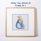 Mama Bunny Hugs Peter Rabbit inspired by Beatrix Potter Counted Cross Stitch Pattern